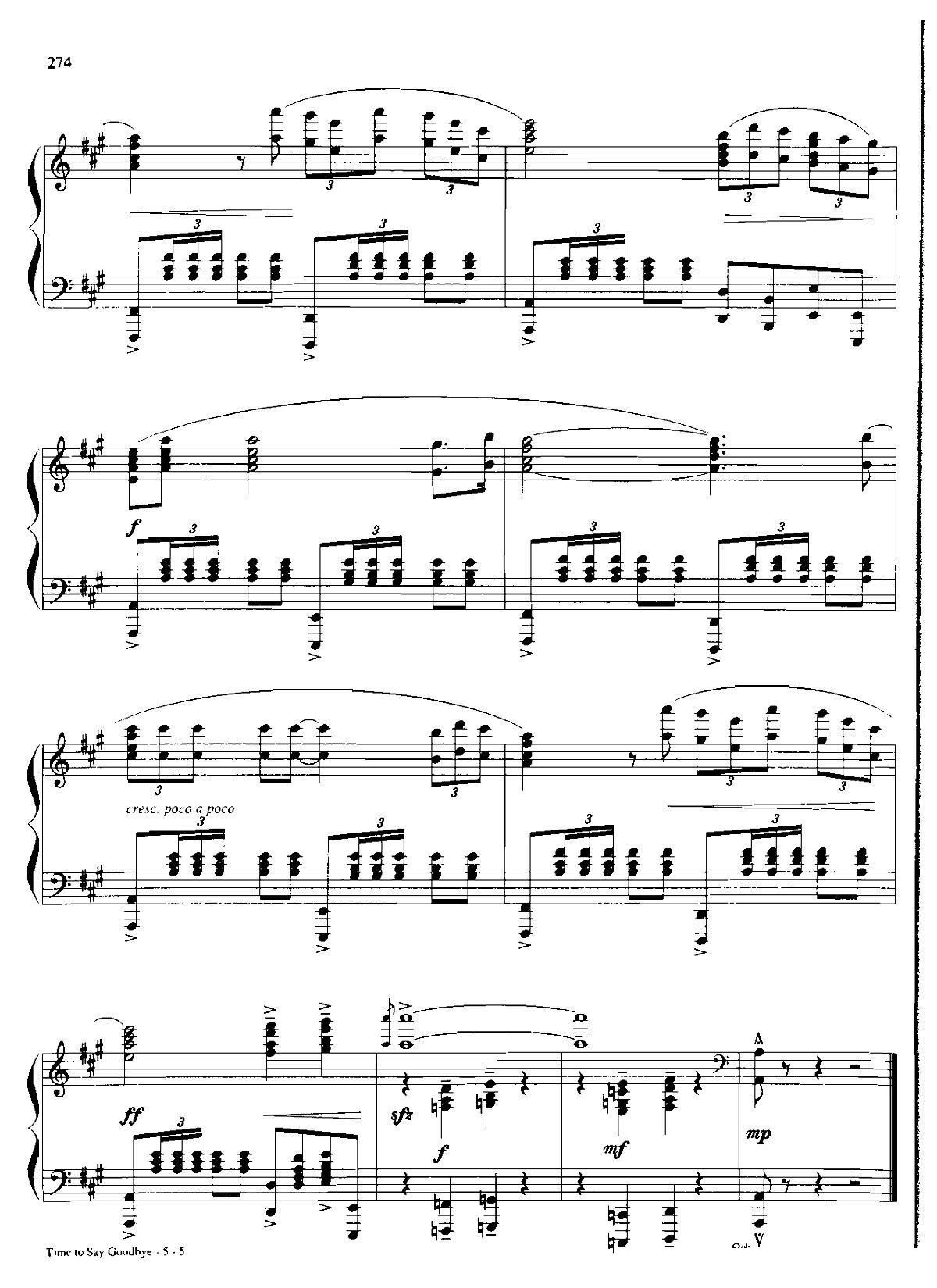 TIME TO SAY GOODBYE Dan Coates �������{ ��(����V)5