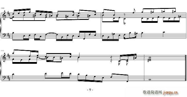 Fuge h-moll(ʮ�ּ�����)9