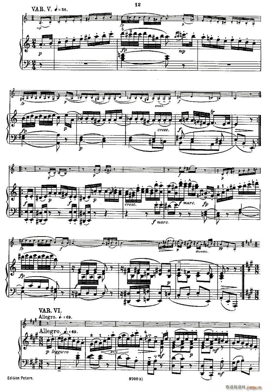 Mozart Violin Sonata No 1 KV 305 ��һС�������Q��(С�����V)12