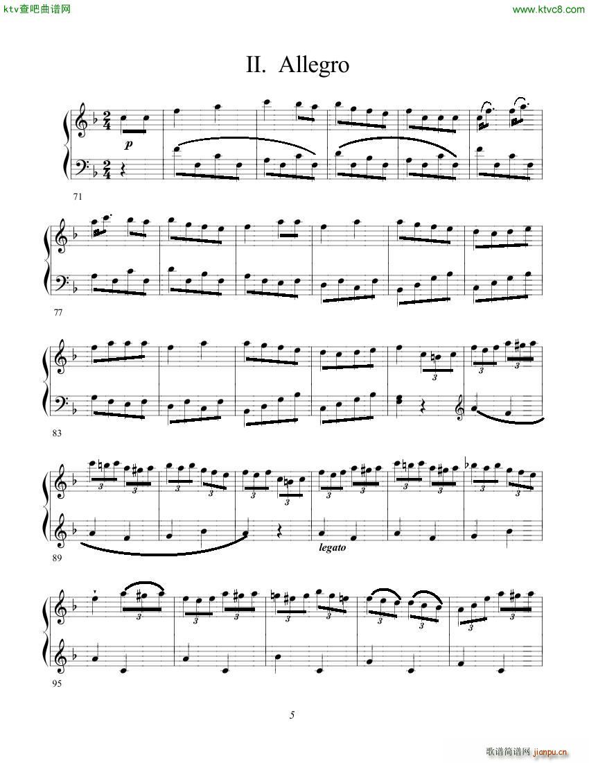 Clementi op 1a No 1 Sonate F major(����V)5