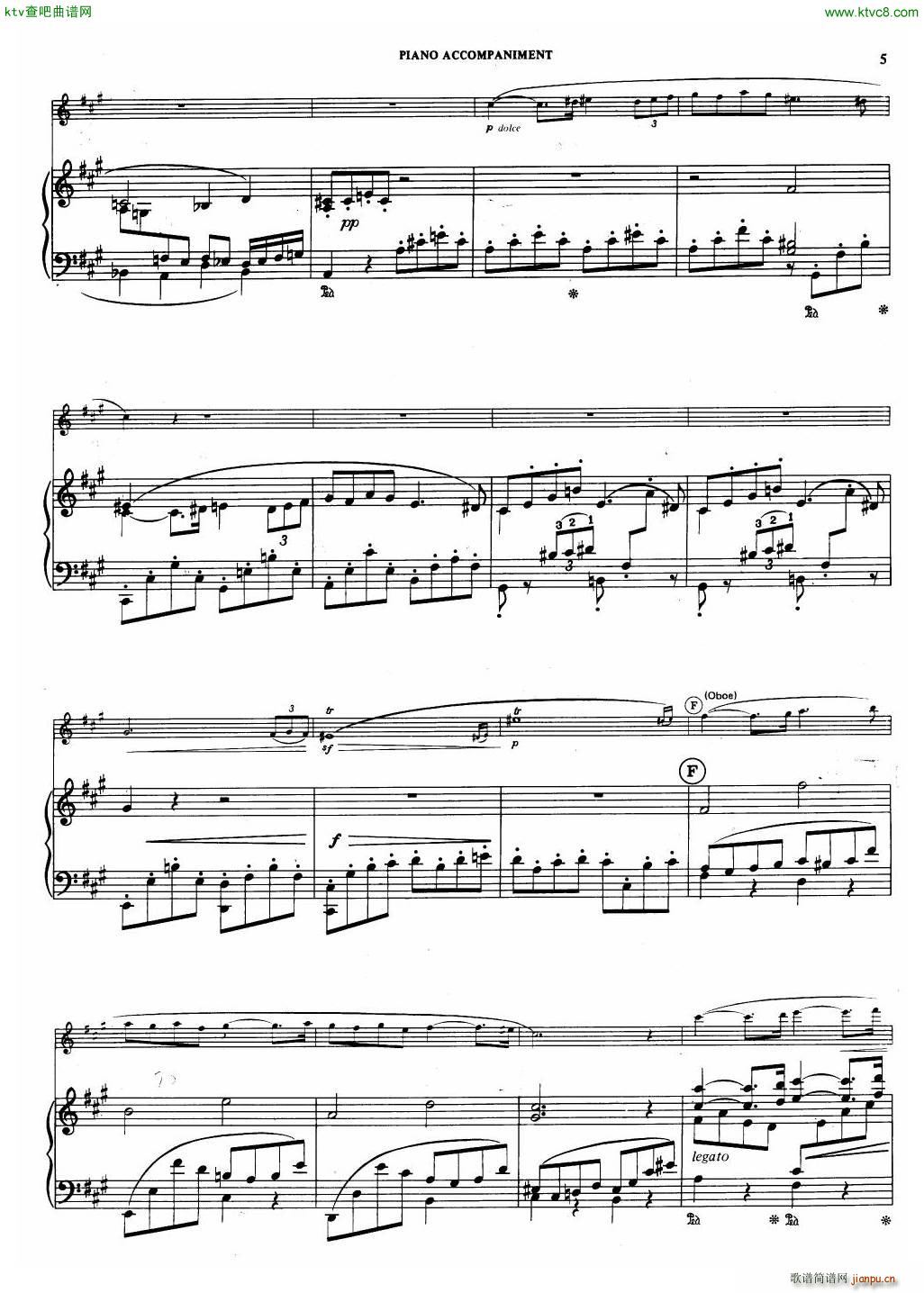 Faure pavane flute and piano(����V)5