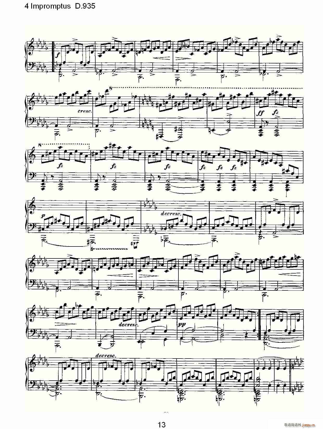 4 Impromptus D.935(ʮ�ּ�����)13