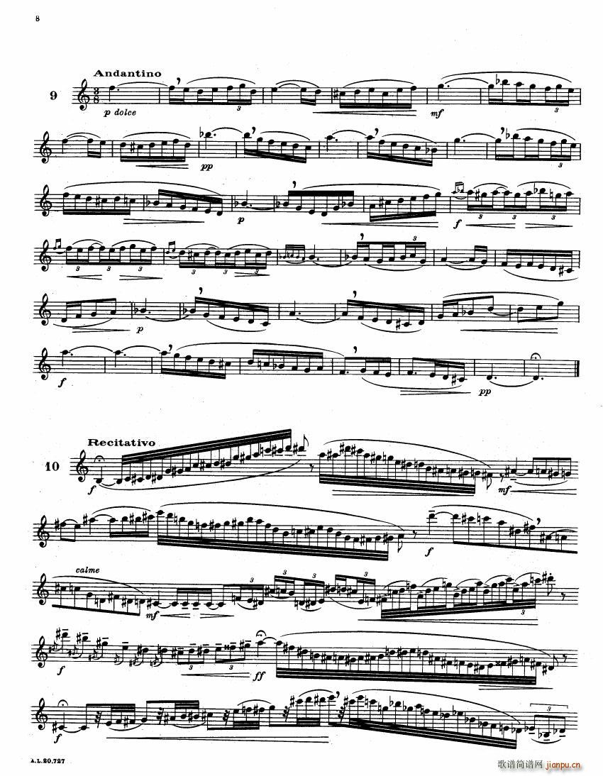 E Bozza 18 ��tudes Pour Hautbois(����V)8