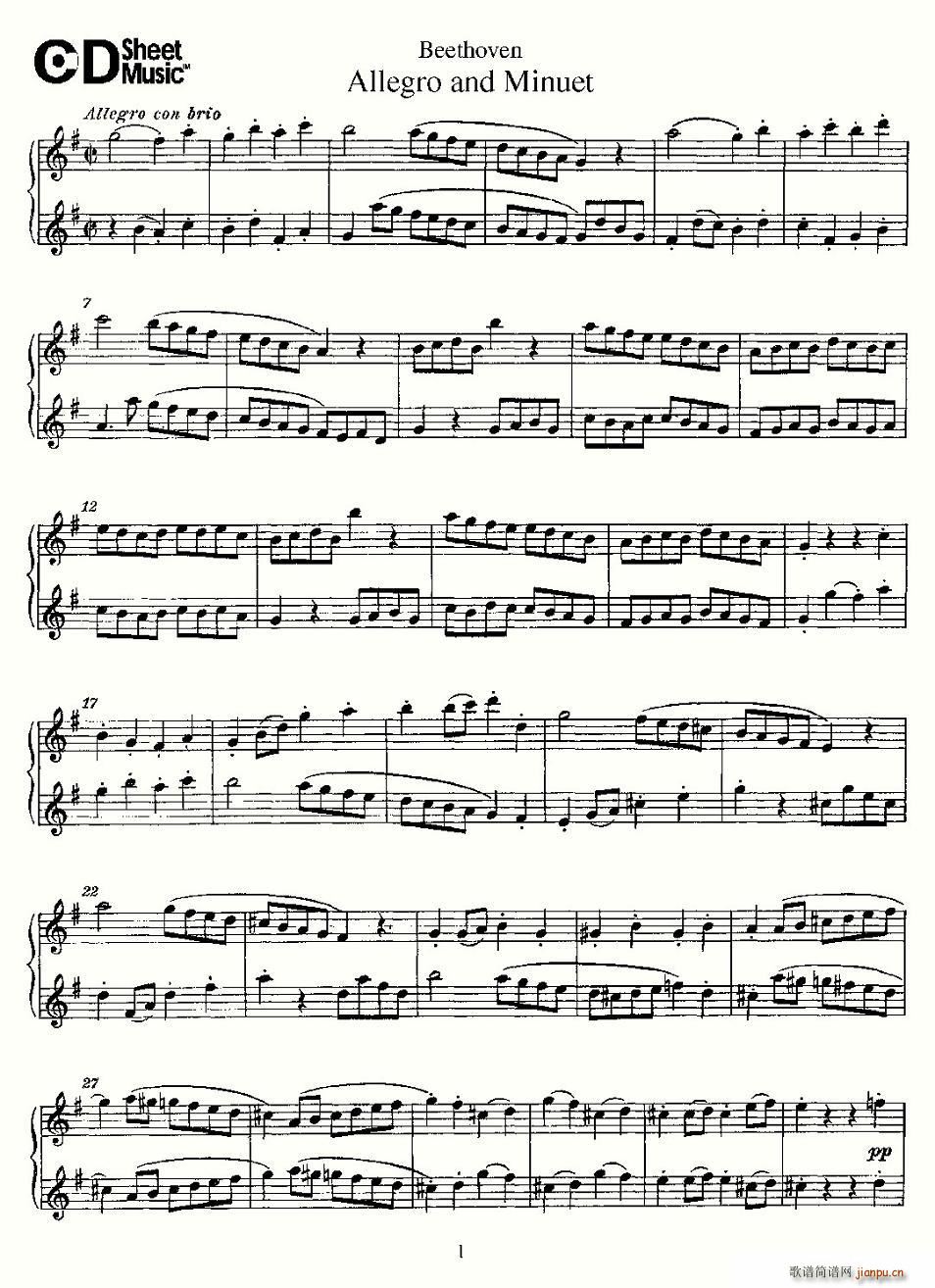 Allegro and Minuet(ʮ�ּ�����)1