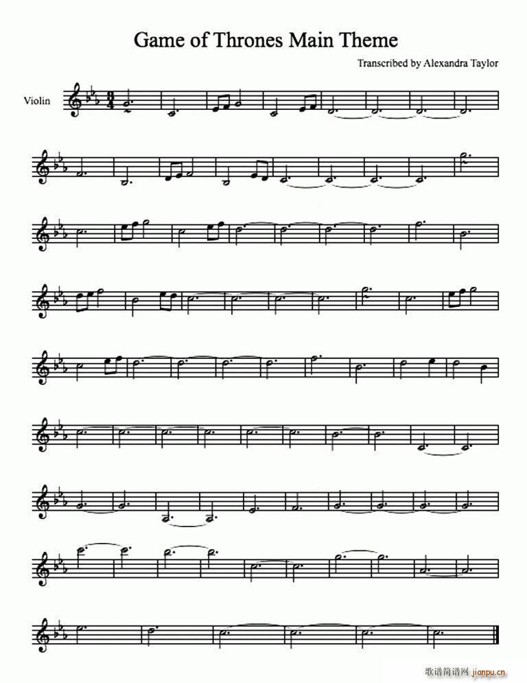 Game of Thrones Main Theme(ʮ�ּ�����)1