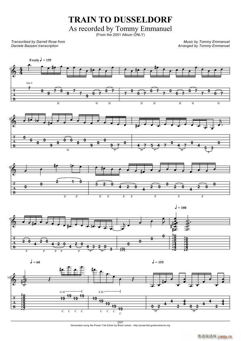 tommy emmanuel train to dusseldorf ָ������(�����V)1