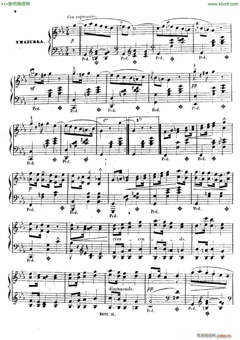 Gutmann Adolf Deux mazurkas opus 9(����V)3