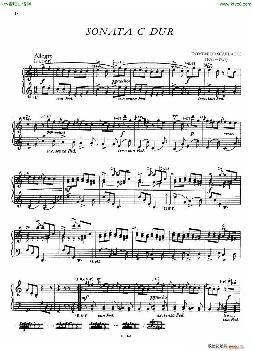 Baroque compositions for cembalo ed Ruzickova(����V)18