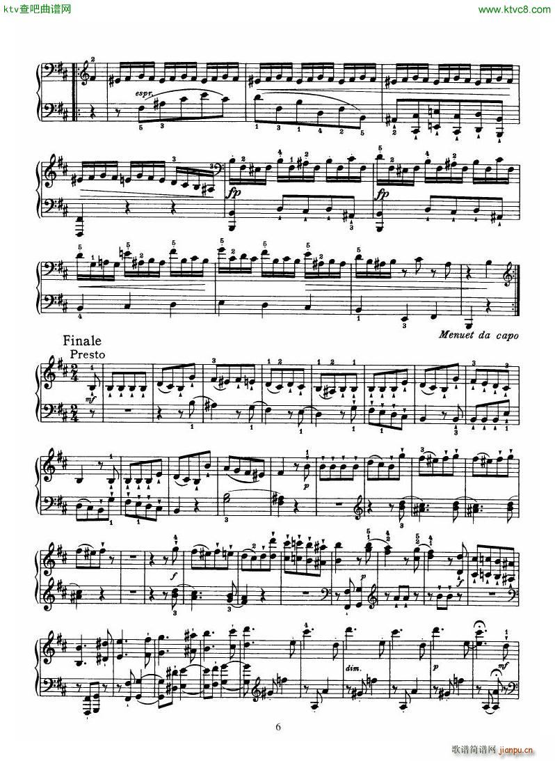 Haydn Piano Sonata No 32 In B(����V)6