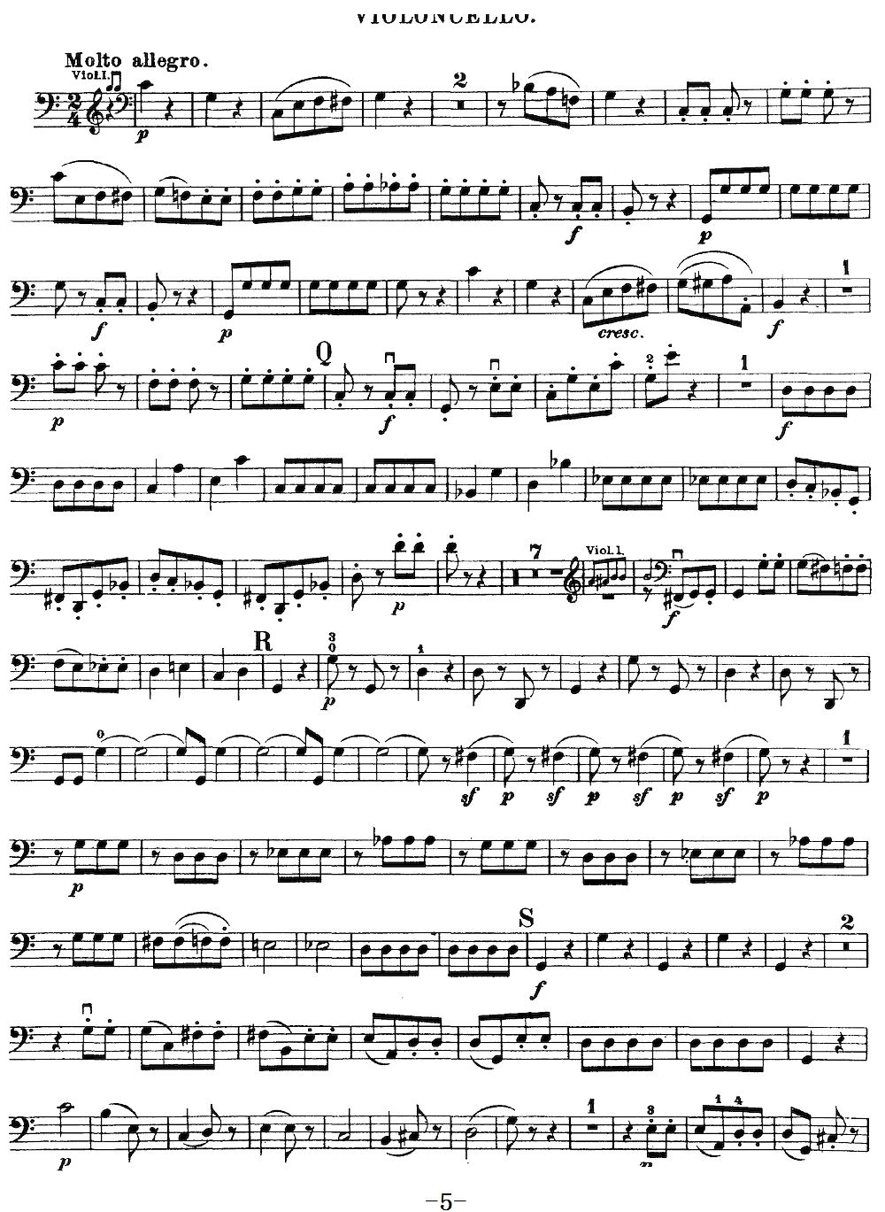 Mozart Quartet No 19 in C Major K 465 Cello(ʮ�ּ�����)5