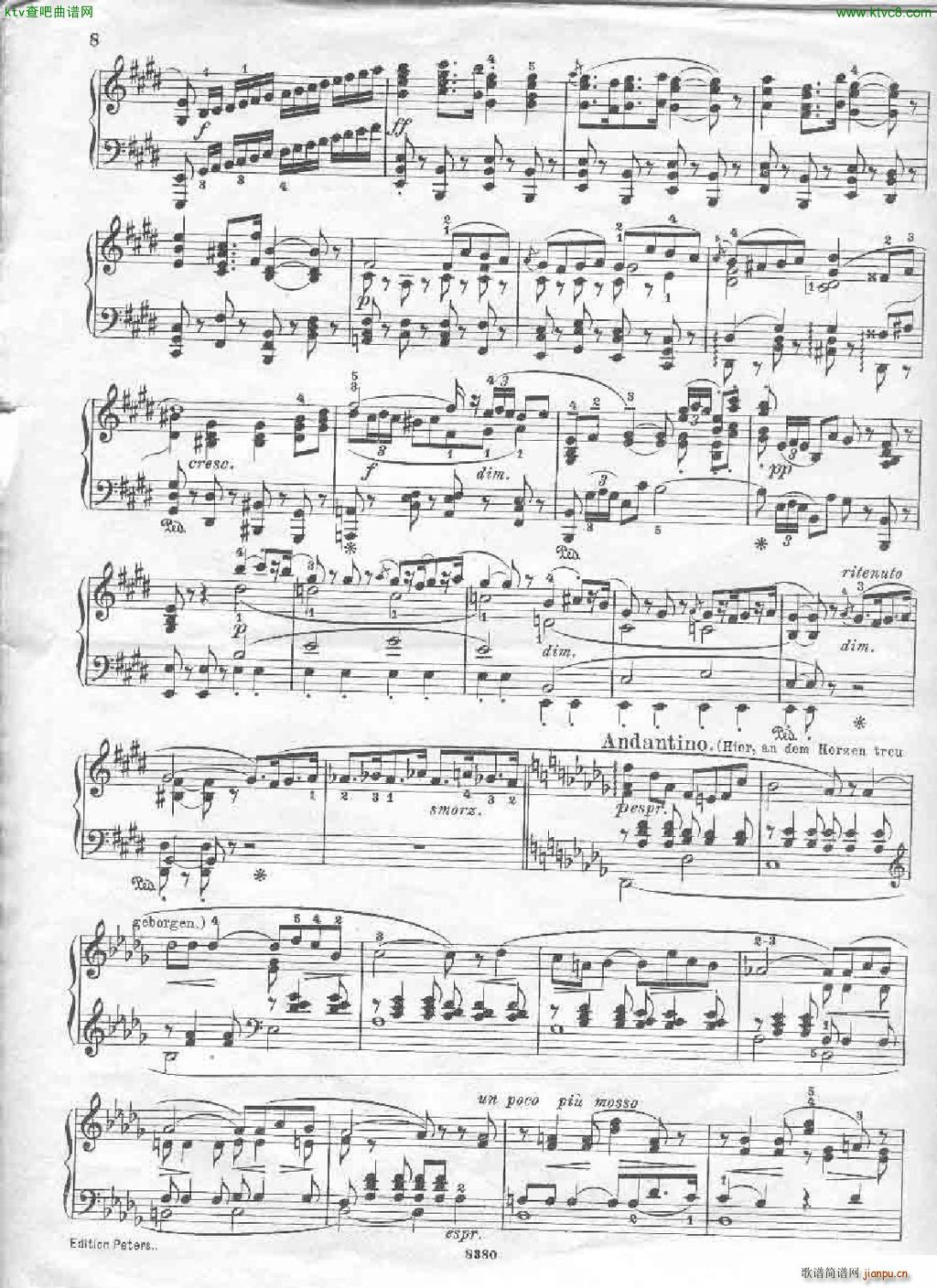 Bizet Carmen themes ed peters(����V)11