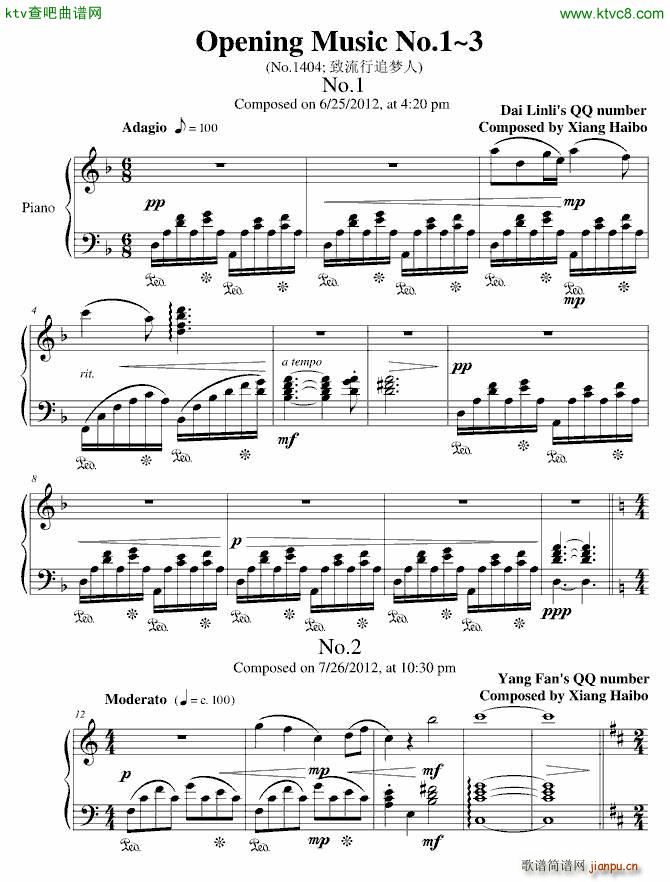 Opening Music No 1 3 ������׷��(m��ng)��(����V)1