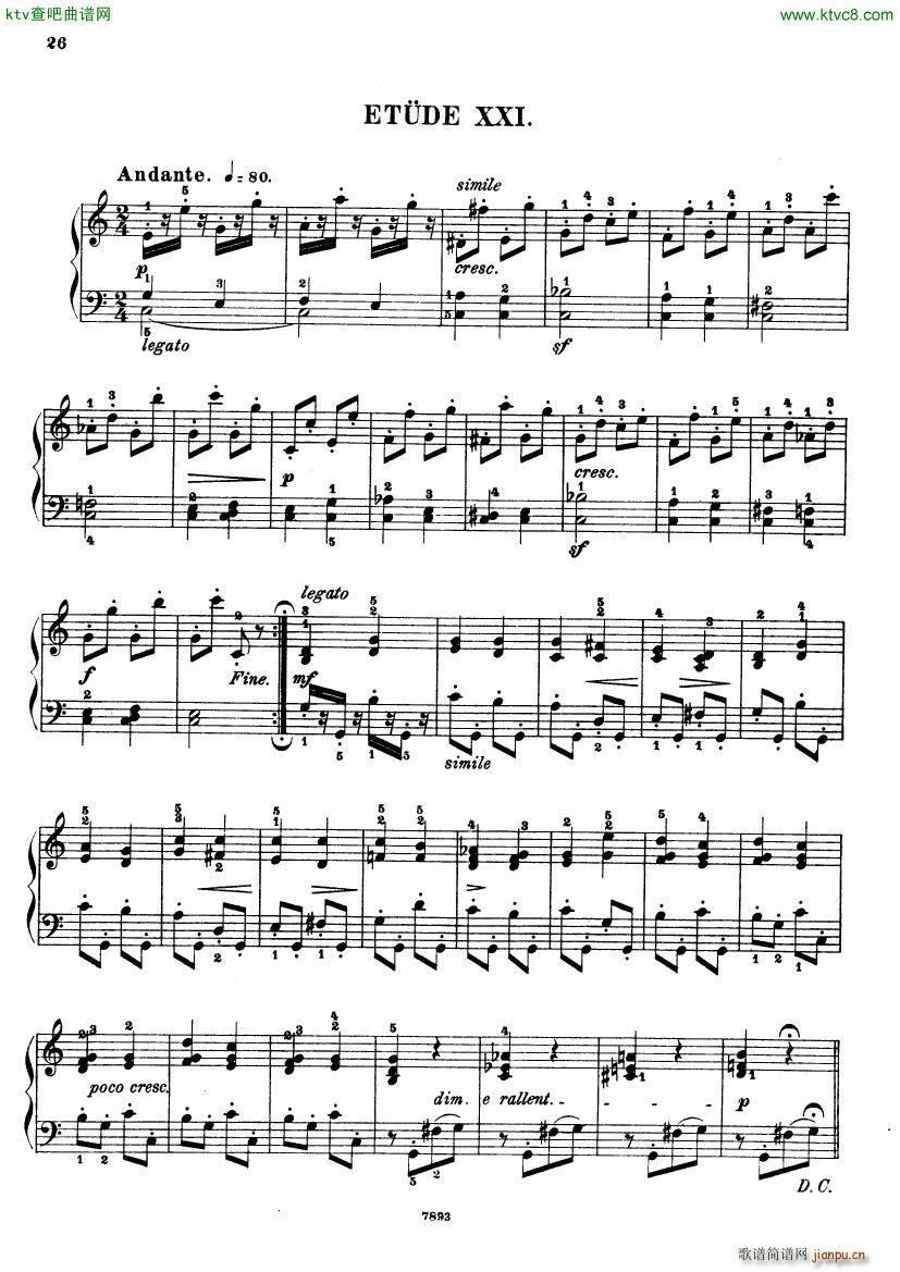 Henri Bertini 1798 1876 25 Easy Etudes Op 100(����V)27