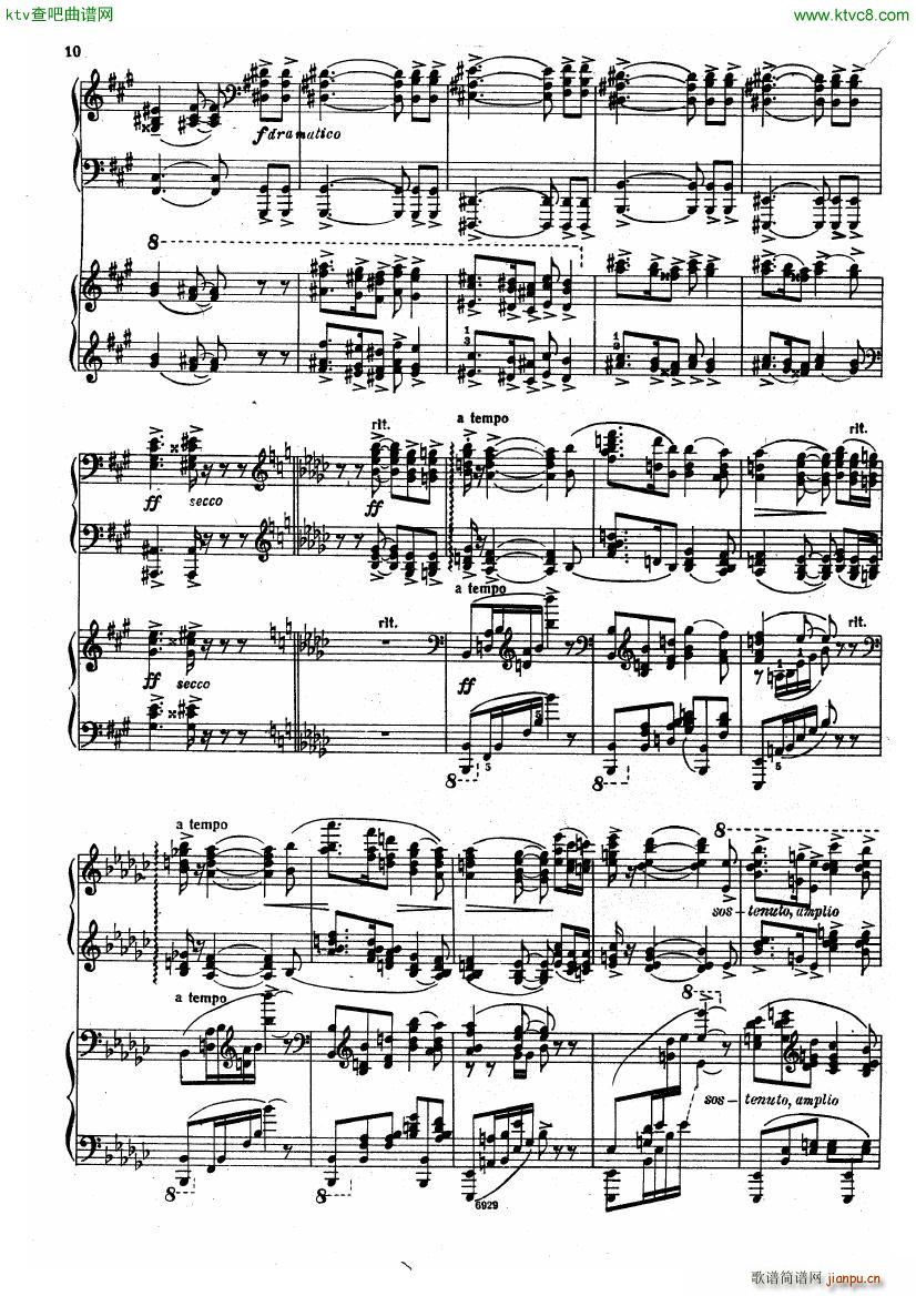 Guastavino Romance For 2 Pianos(����V)17