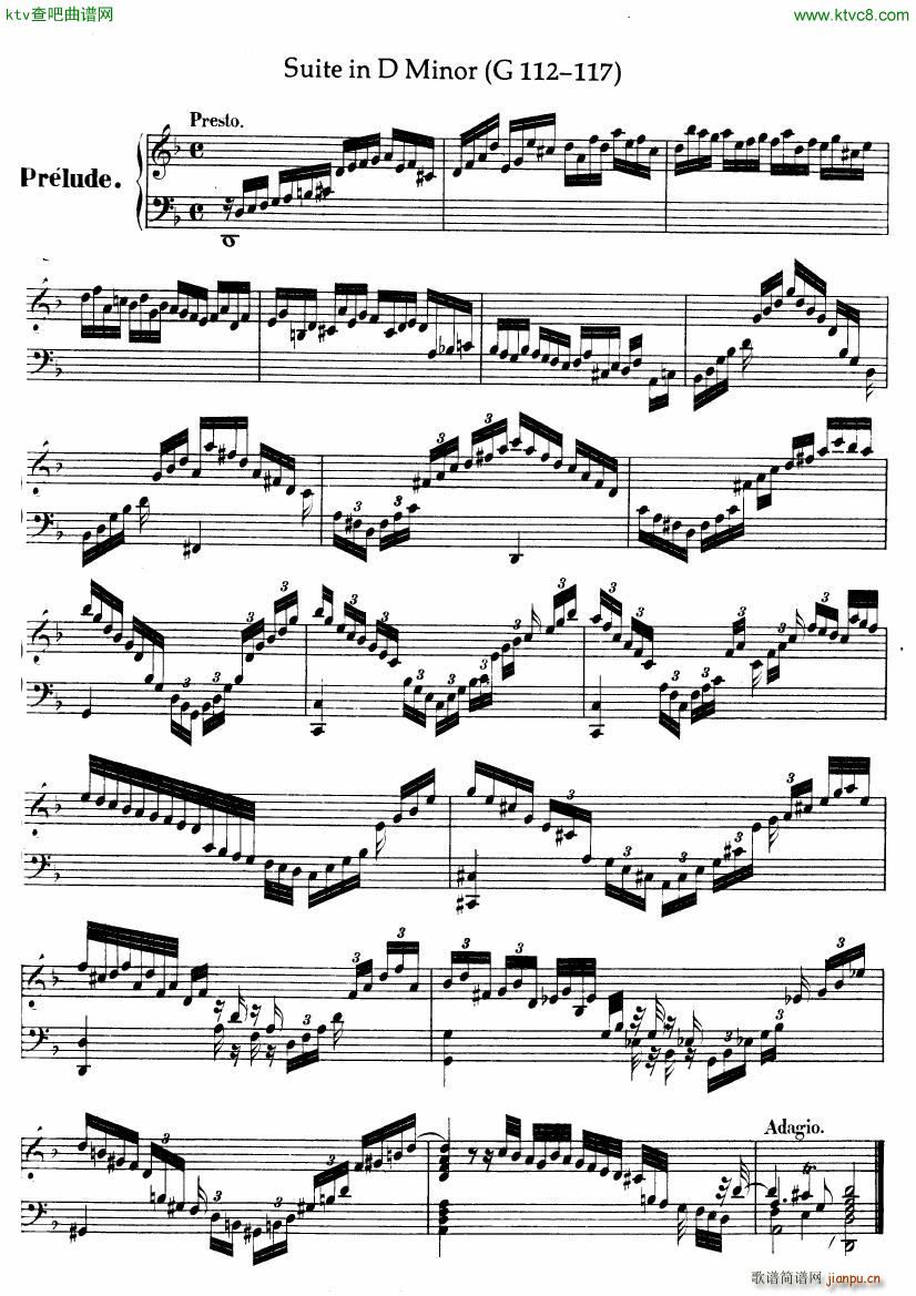 Handel Suite in D minor G112 117(����V)1