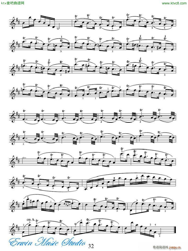 ���R�ɠ� 42�׾�����Rudolphe Kreutzer 42 Studies 13 21(ʮ�ּ�����)13