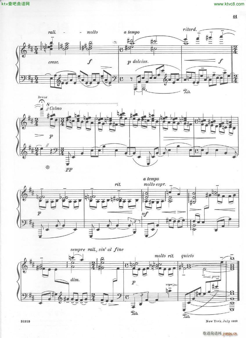 Bloch Five Sketches in Sepia(����V)11