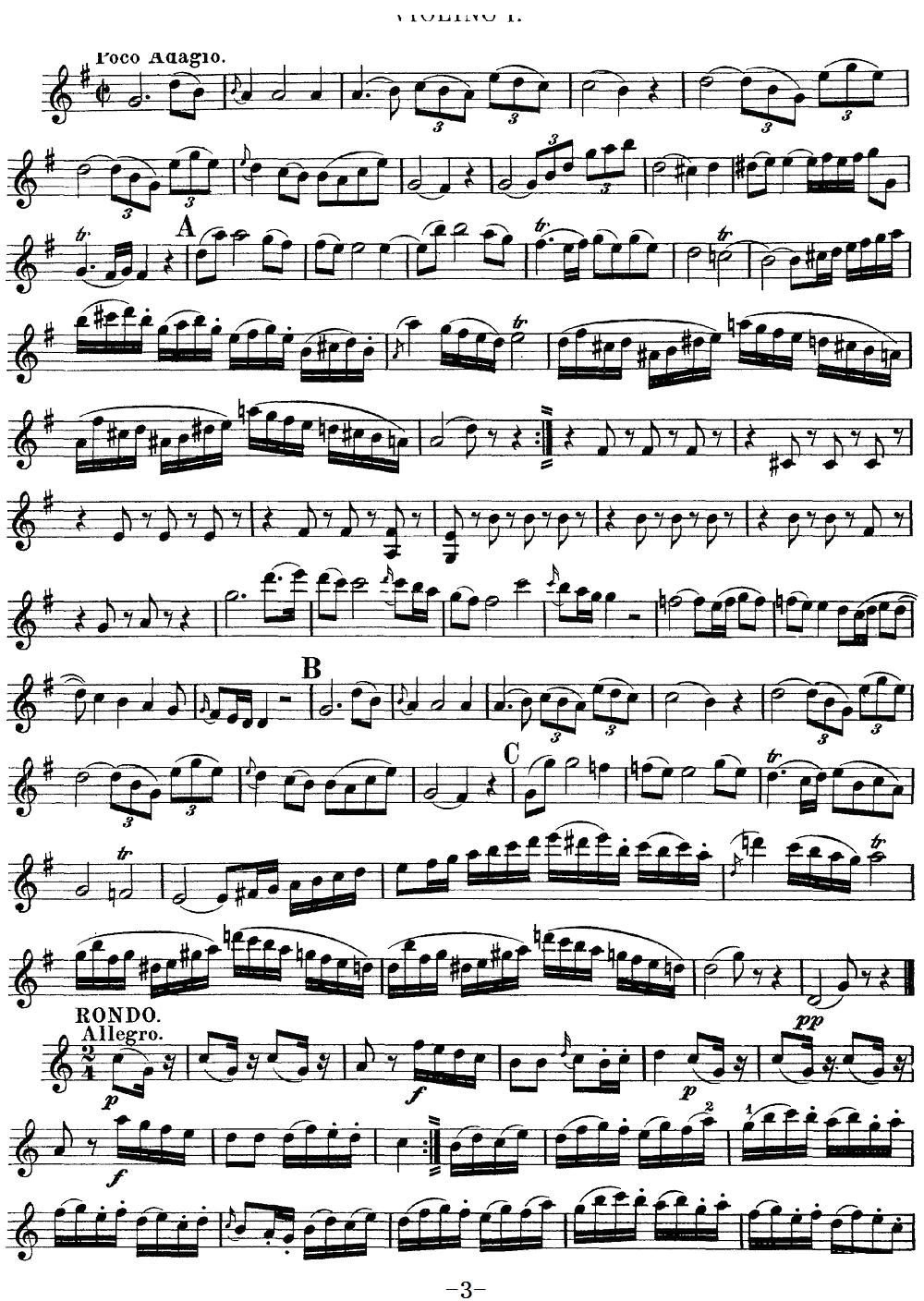 Mozart Quartet No 10 in C Major K 170 Violin 1(ʮ�ּ�����)3