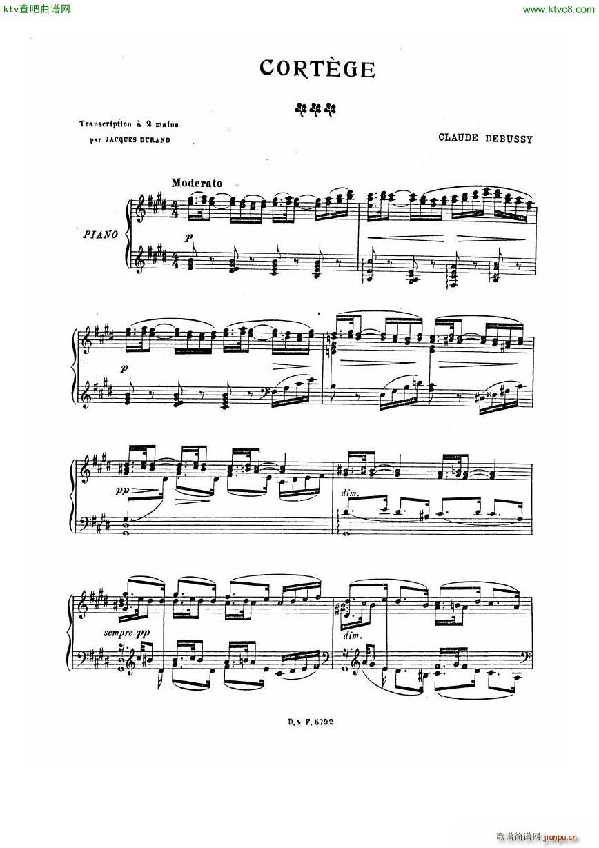 durand debussy petite suite(����V)7