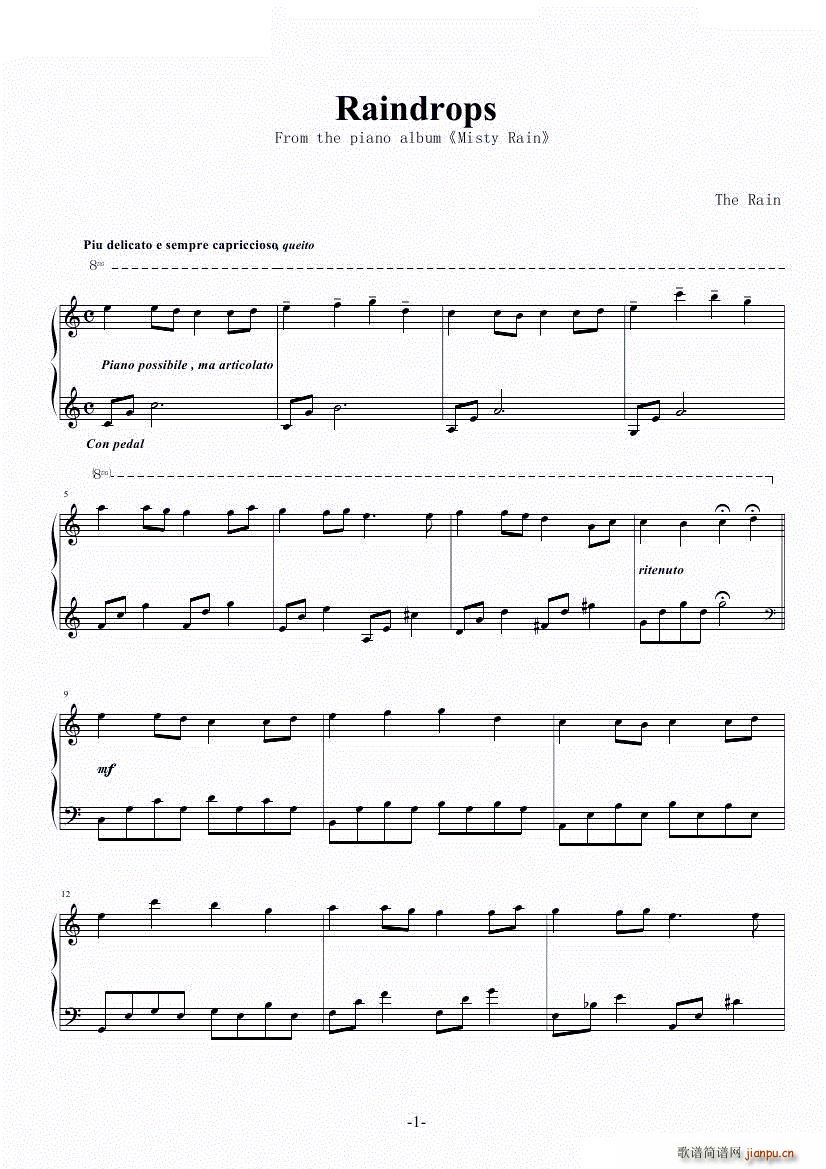 Raindrops ����(l�� )��1yh��(����V)1