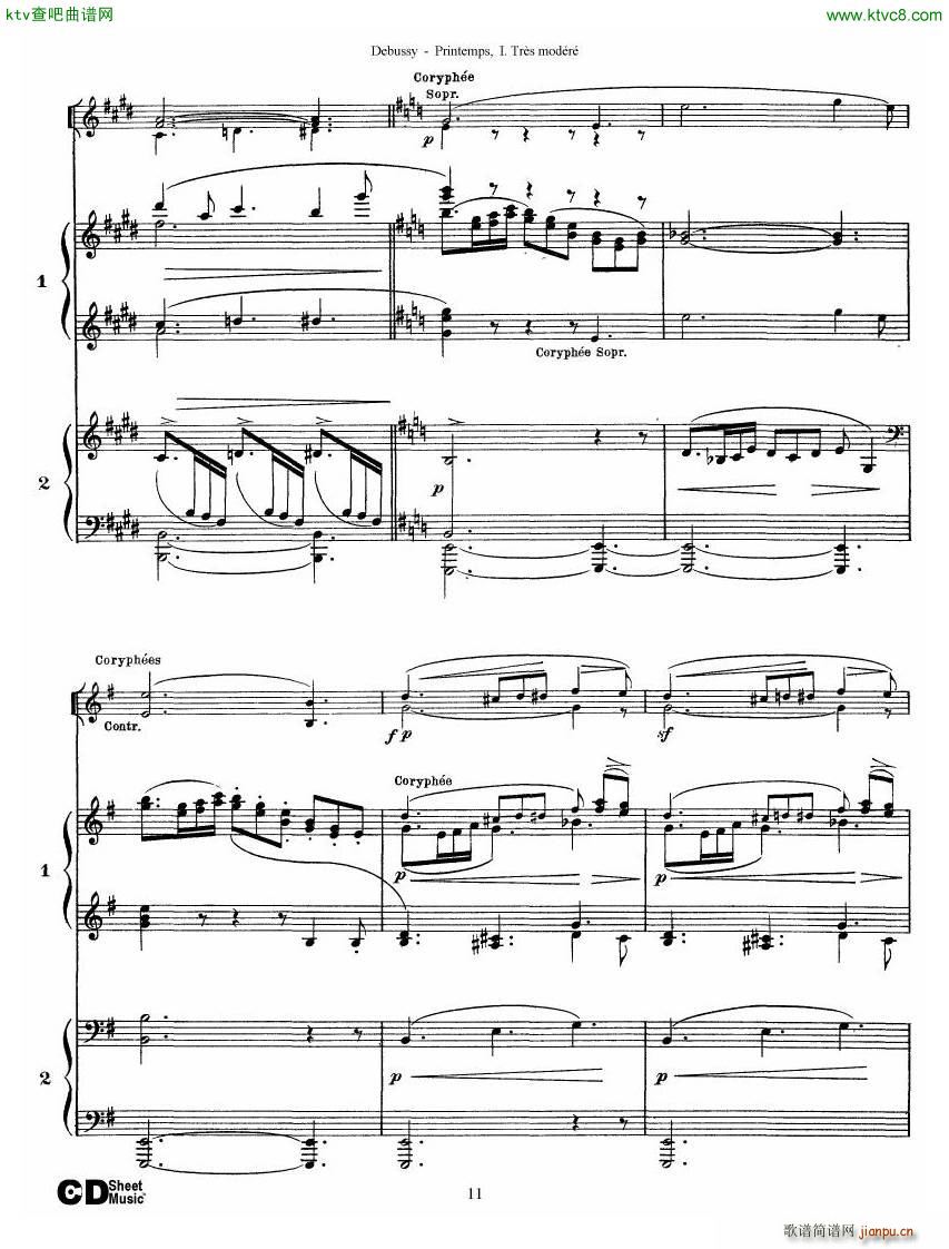 Debussy Printemps I(����V)11