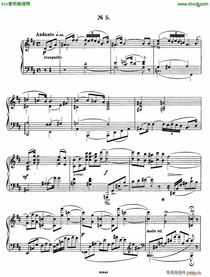 Gliere 25 Preludes op30 Book1(����V)15