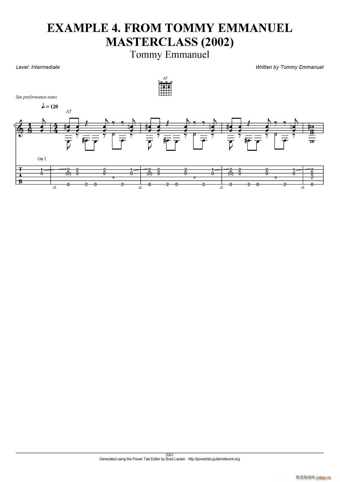 tommy emmanuel masterclass example 4 ָ������(�����V)1