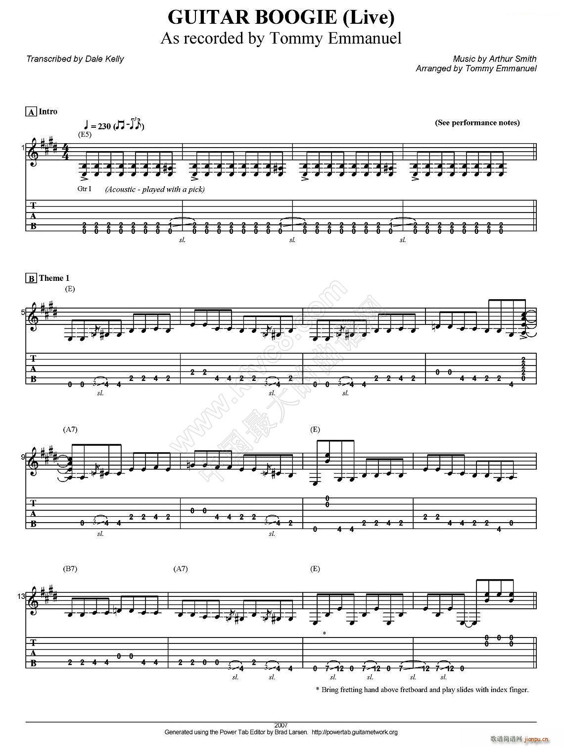 tommy emmanuel guitar boogie live at woodsong ָ������(�����V)1