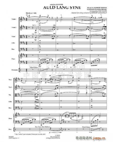 AULD LANG SYNE ���x�ؾ����L(ch��ng) С�͘�(l�� )��V(���V)1