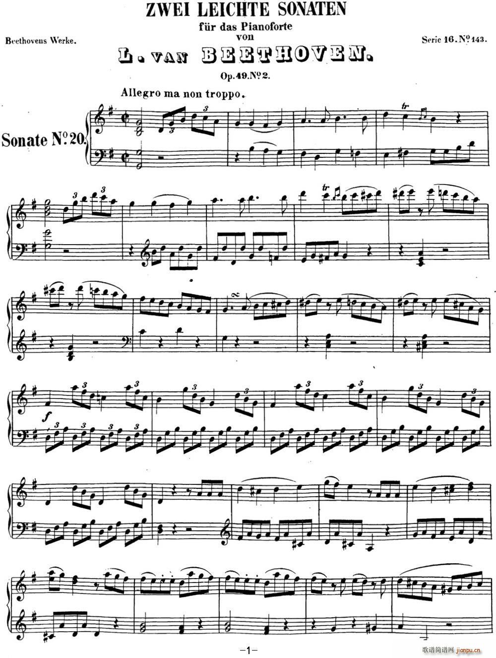 ؐ���������Q��20 G���{ Op 49 No 2 G major(����V)1