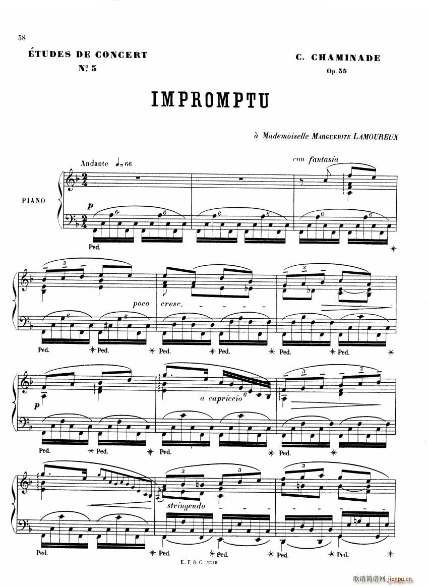 Chaminade 6 Etudes Op35 һ 6 Etudes Op35 һ(ʮ�ּ�����)38