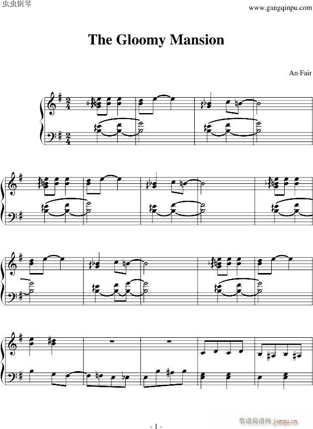 The Gloomy Mansion(����V)1