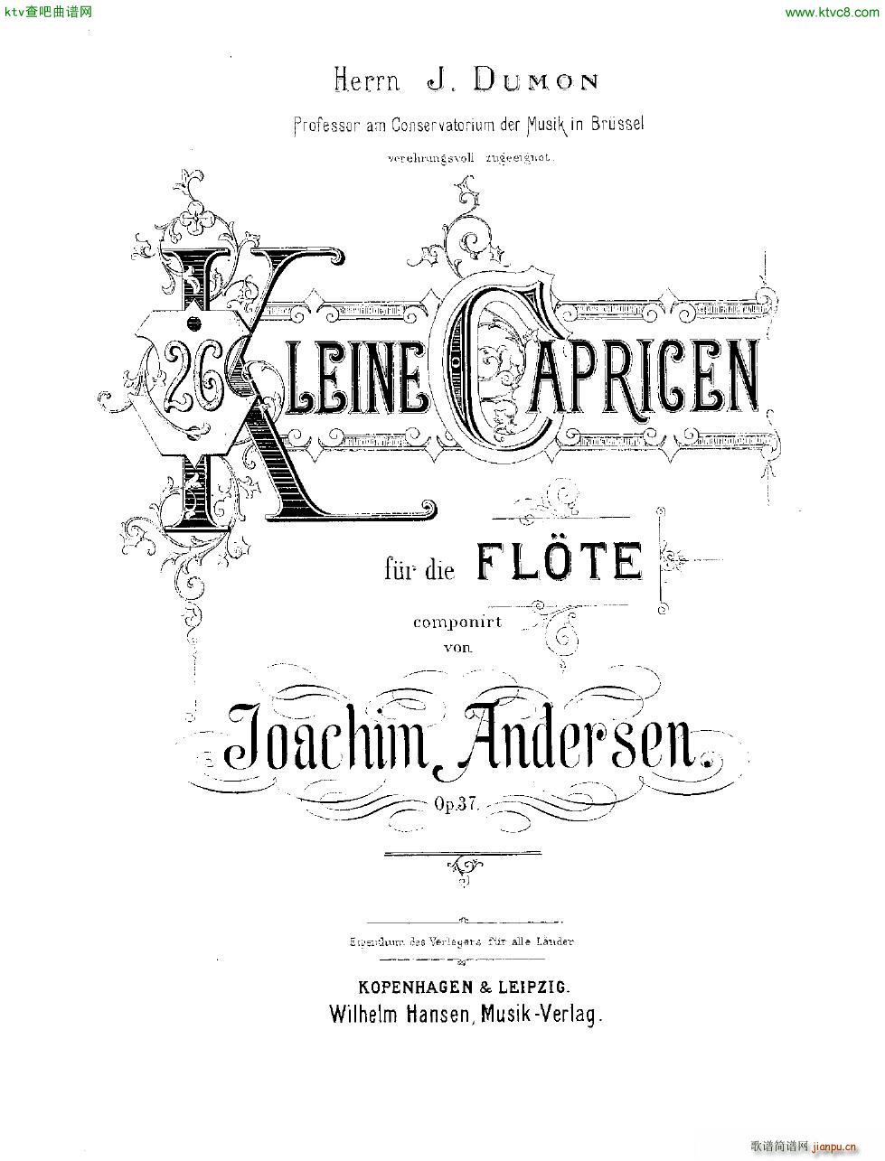 Andersen op 37 Kleine Capricen fl solo(����V)1