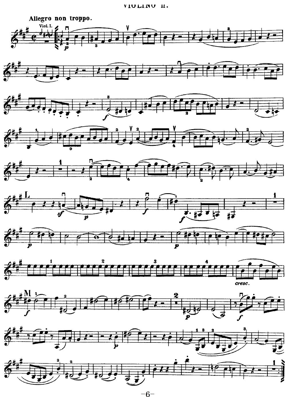 Mozart Quartet No 18 in A Major K 464 Violin 2(ʮ�ּ�����)6