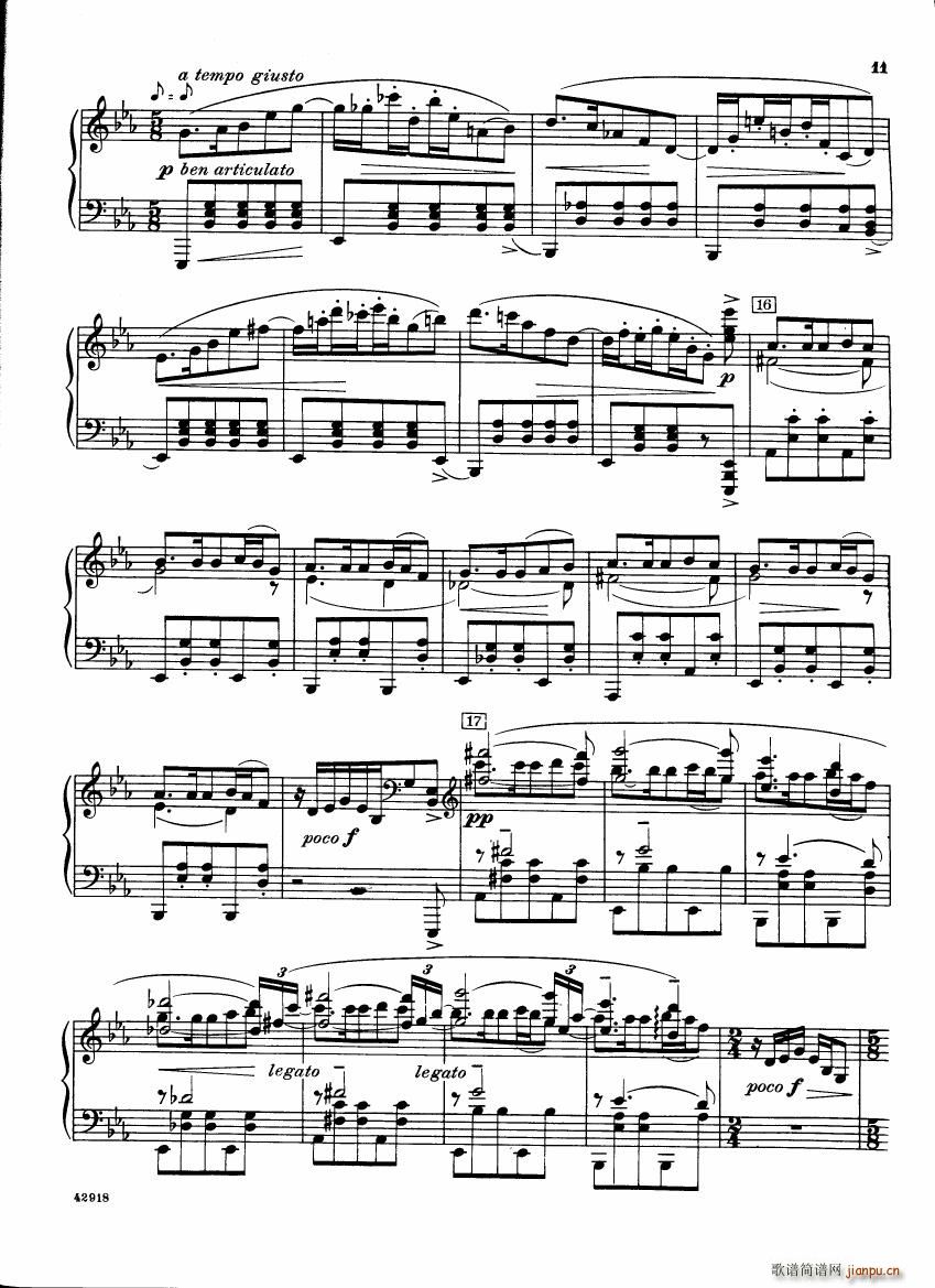 Barber op 28 Souvenirs piano solo(����V)11