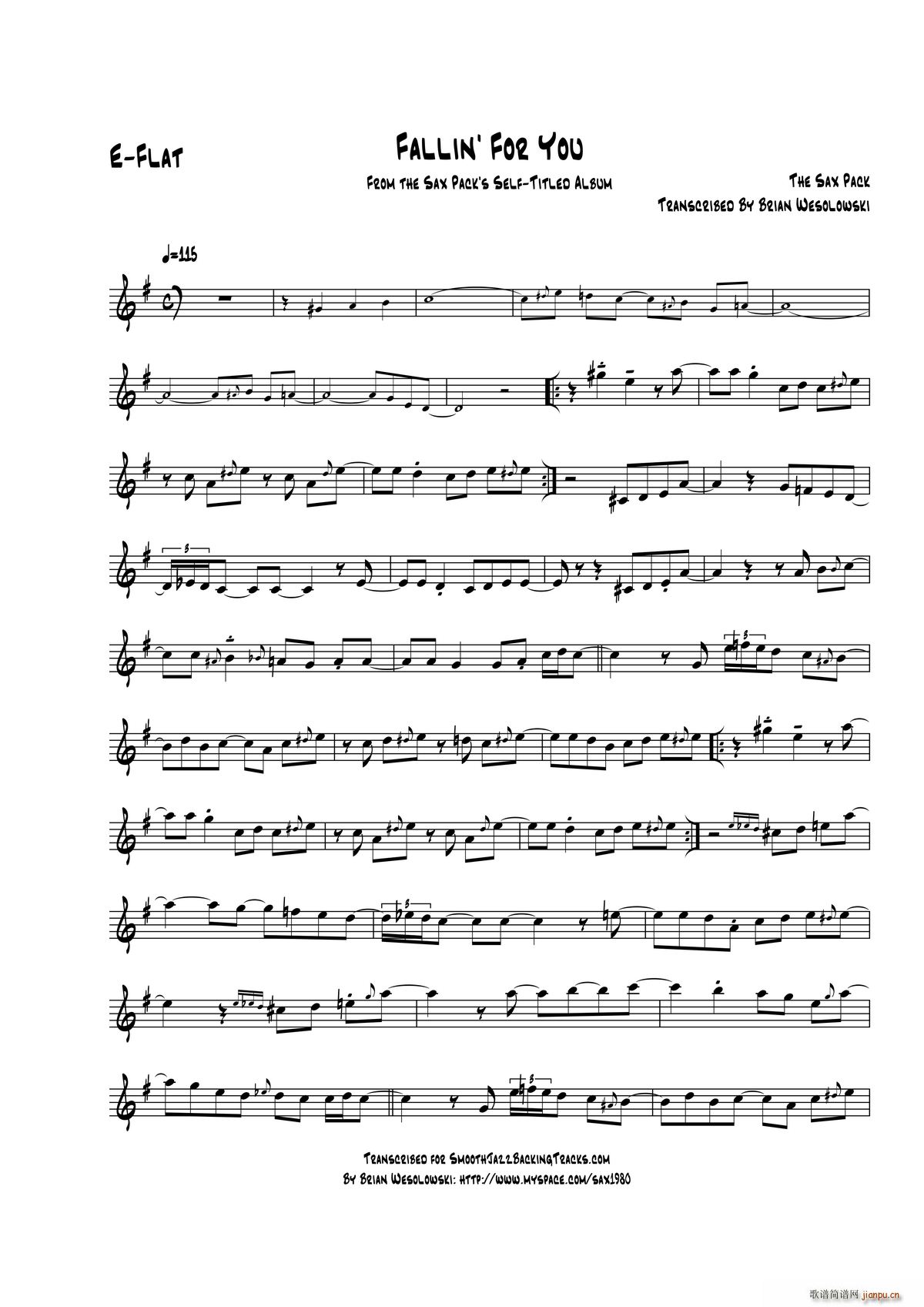 Fallin For You E FLAT(ʮ�ּ�����)1