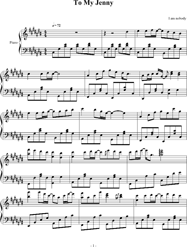 To my Jenny(����V)1