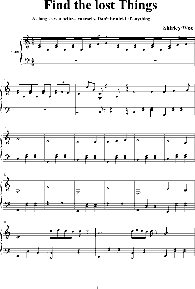 Find the lost things(����V)1