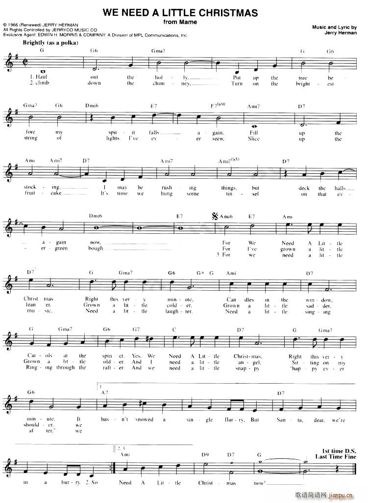 WE NEED A LITTLE CHRISTMAS(ʮ�ּ�����)1