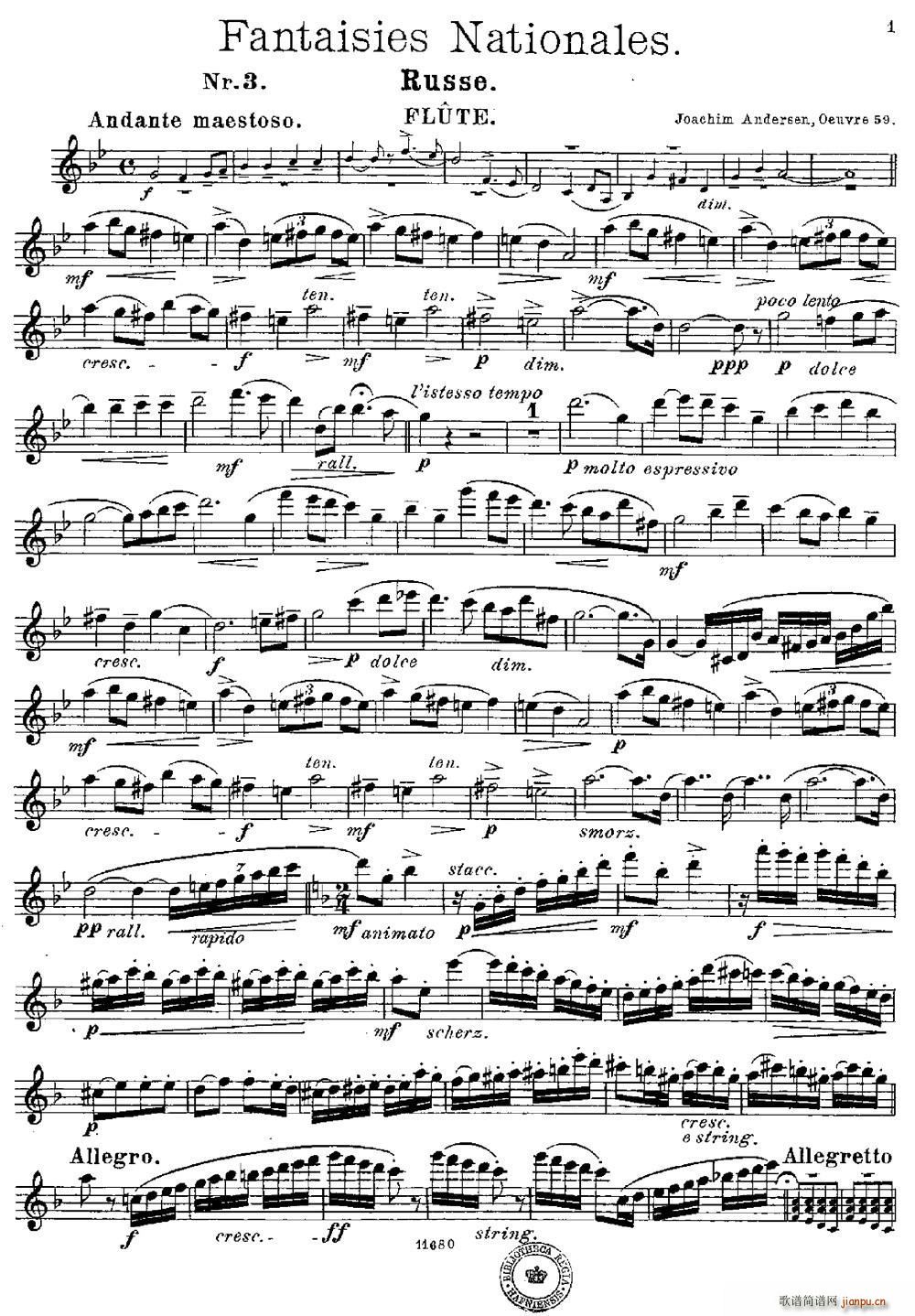 Fantaisies nationales Russe Op 59 No 3(�Ѻ��V)1