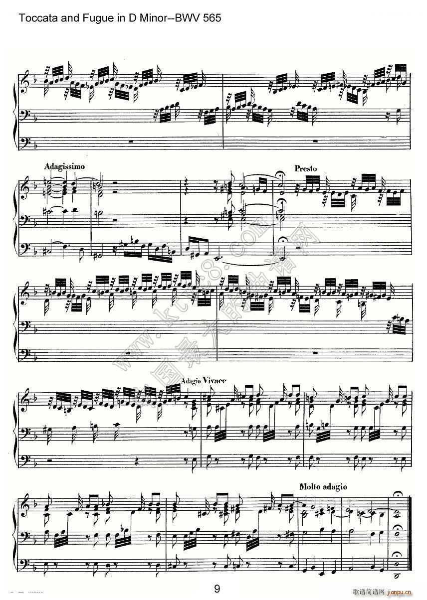 Toccata and Fugue in D Minor BWV 565 ���L(f��ng)���V(ʮ�ּ�����)9