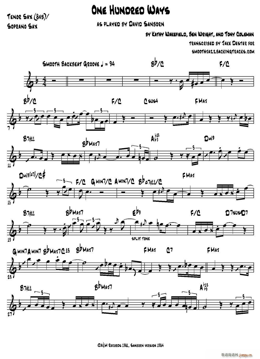 One Hundred Ways �����_��˹(ʮ�ּ�����)1