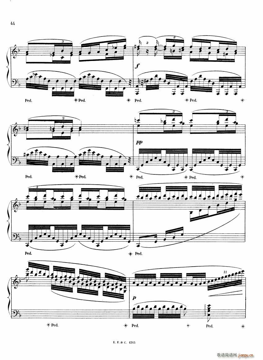 Chaminade 6 Etudes Op35 ��(����V)3