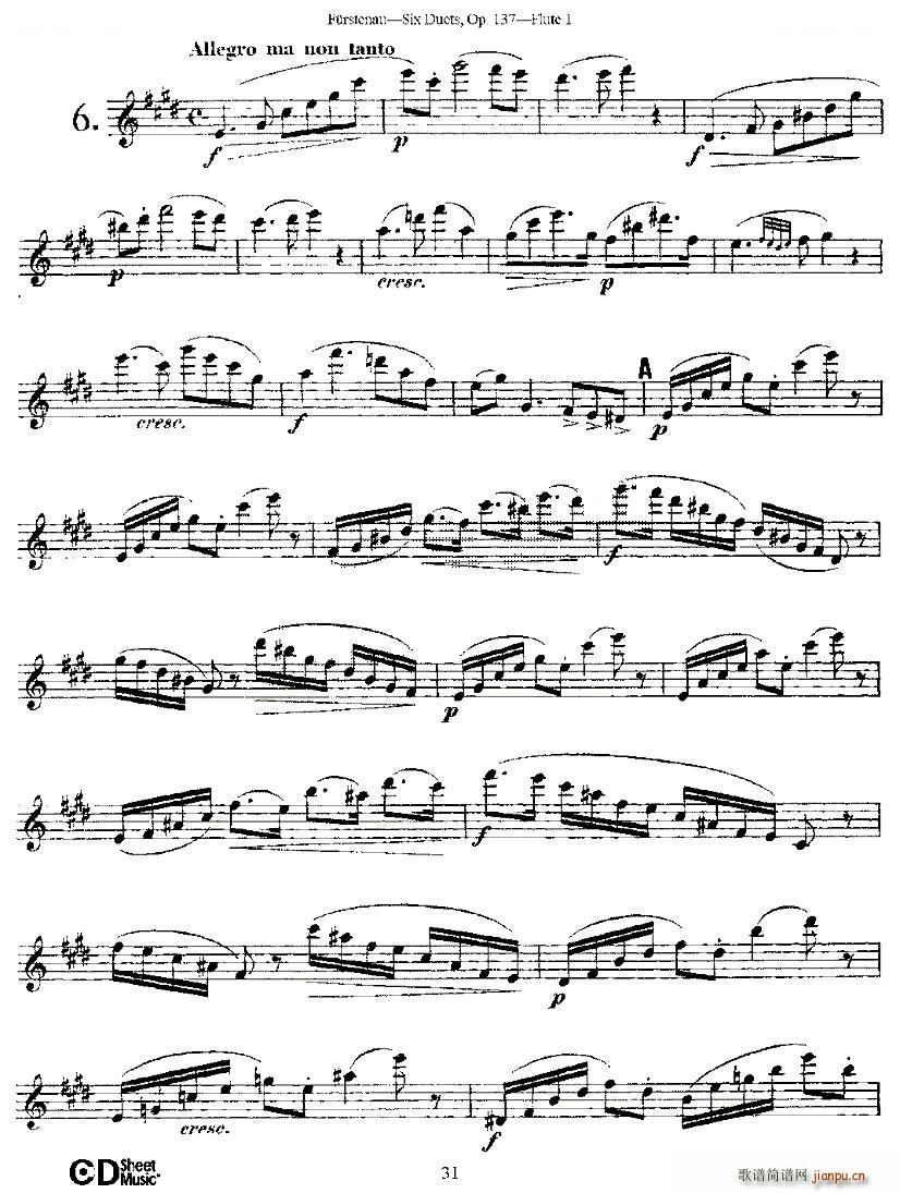 Six Duets Op 137 ֮�� ������ ������Ʒ 137̖ �~��(���V)1