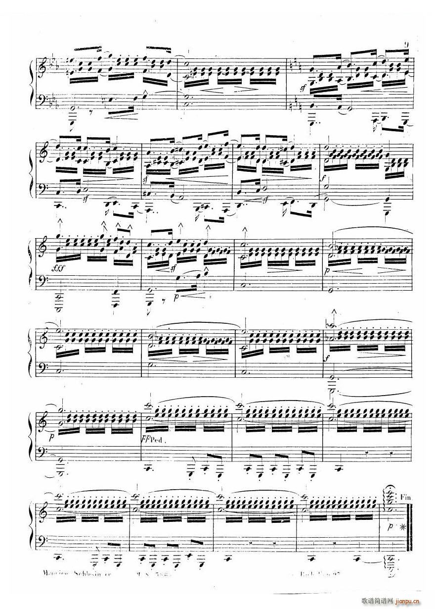 Dreyschock etude Le Tremolo etude Le Tremolo(ʮ�ּ�����)9