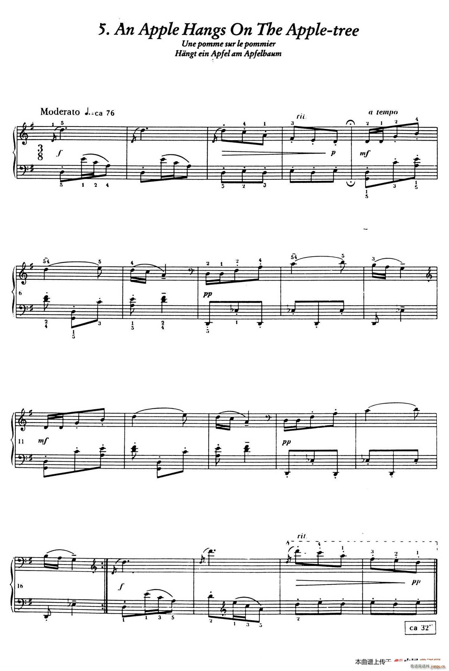 12 Folk Melodies ʮ�������g���{ 5(����V)1