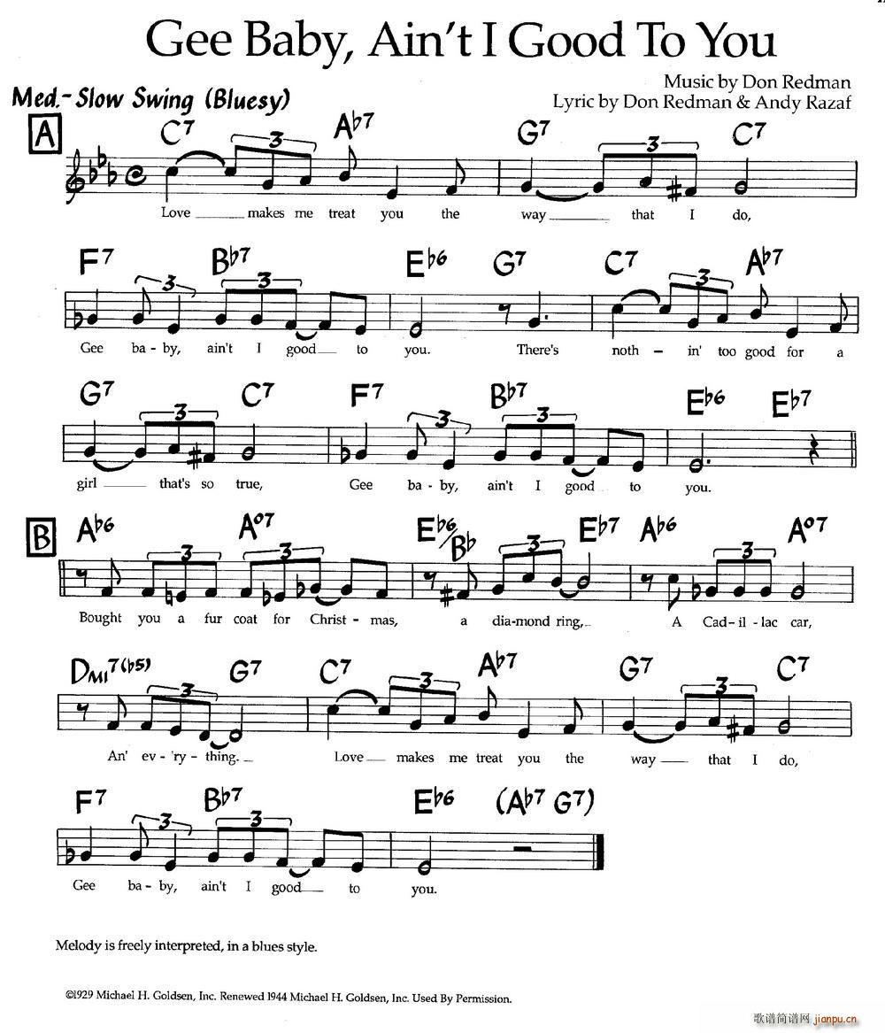 Gee Baby Ain t I Good To You ��ʿ�����(����V)1