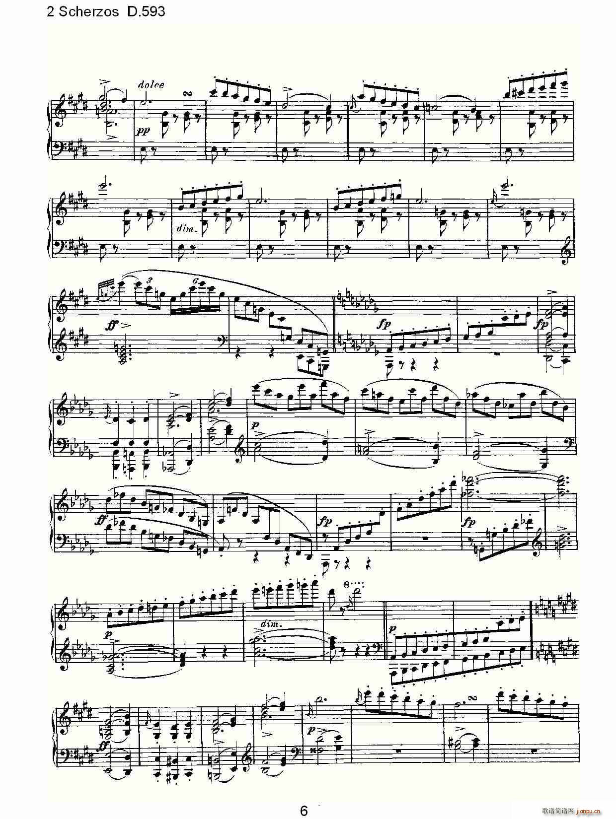 2 Scherzos D.593(ʮ�ּ�����)6
