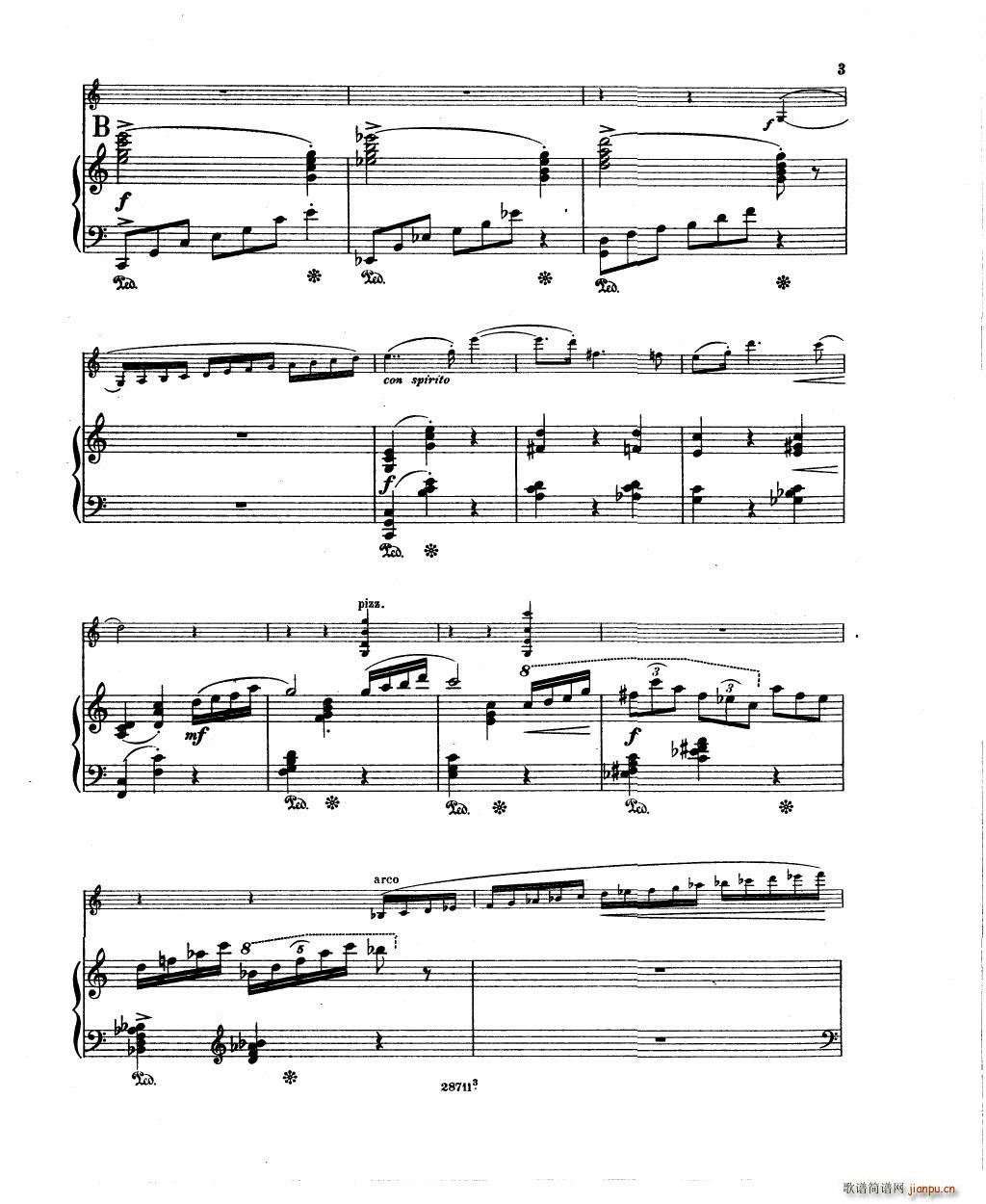 Bowen Humoresque for violin and piano(����V)5