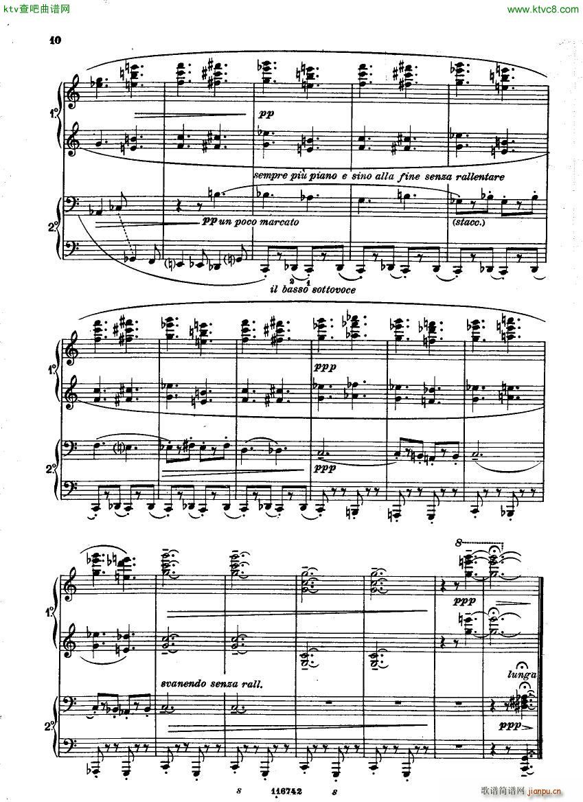 Casella Five Easy Pieces Pupazzetti 4 hands 1915(����V)10